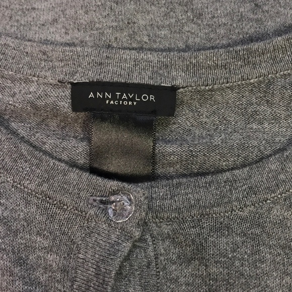 Ann Taylor Beaded Flower Cardigan Sweater - Picture 6 of 7